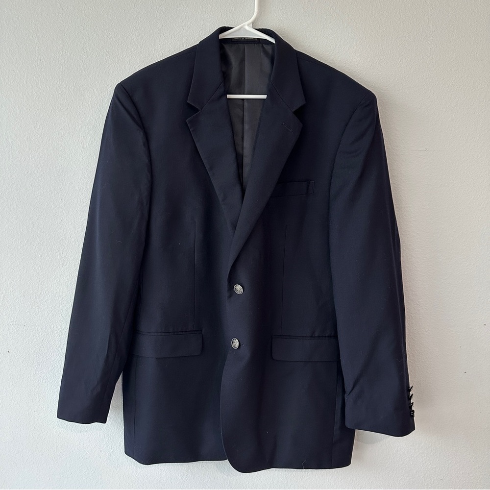 Michael Kors Navy Suit Jacket Blazer Men’s 42R Sport Coat